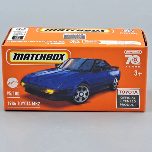  Toyota MR2 1984 Matchbox Modellautó kisautó