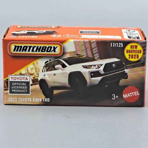 Toyota RAV4 TRD 2023 Matchbox modell autó