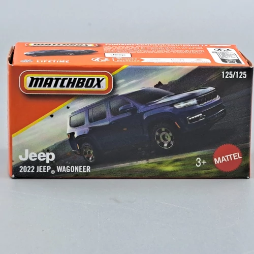 Jeep Wagoneer 2022 kék Matchbox autómodell
