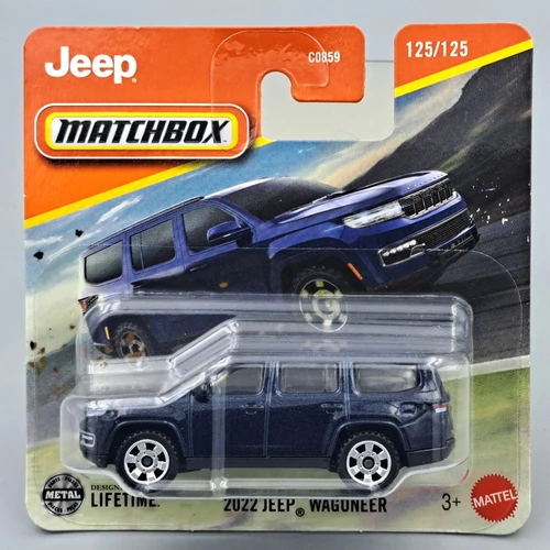 Jeep Wagoneer 2022 kék Matchbox kisautó
