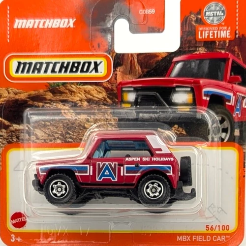  MBX Field Car 1:64 Matchbox piros kisautó