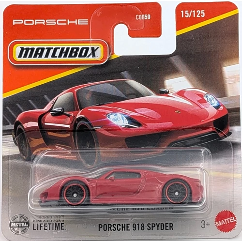 Porsche 918 Spyder Matchbox modellautó kisautó