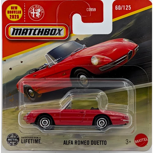 Alfa Romeo Duetto Matchbox modellautó kisautó