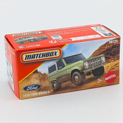  Ford Bronco 1970 Matchbox retró modellautó kisautó