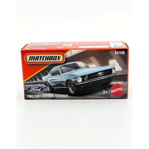 Ford Mustang Fastback 1968 Matchbox kisautó