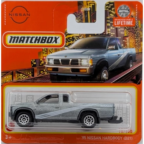 Nissan Hardbody D21 1995 ezüst Matchbox  kisautó