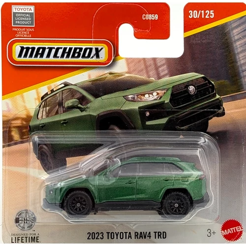  Toyota RAV4 TRD 2023 zöld Matchbox B kisautó