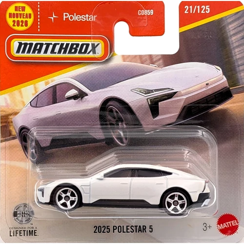 Polestar 5 2025 Matchbox modellautó kisautó