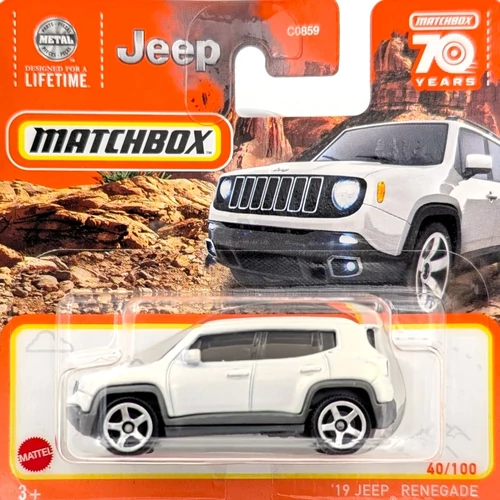 Jeep Renegade '19 1:64 Matchbox  kisautó