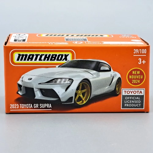  Toyota GR Supra 2023 1:64 Matchbox fém autómodell