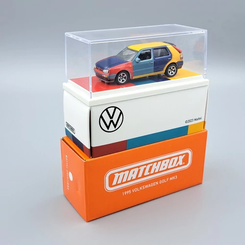 Volkswagen Golf 3 1995 Matchbox Harlekin fém modell autó