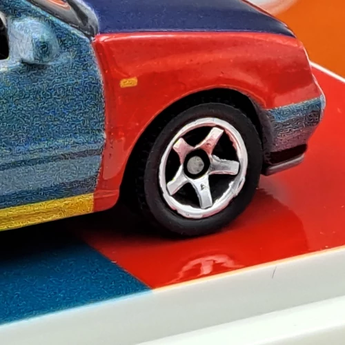 Volkswagen Golf 3 1995 Matchbox Harlekin fém modell autó