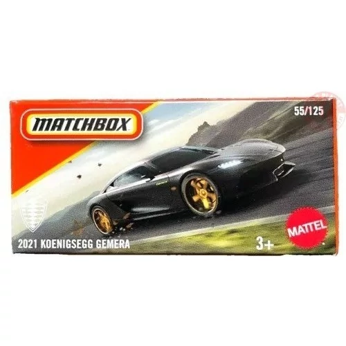 Koenigsegg Gemera 2021 1:64 Matchbox autó modell