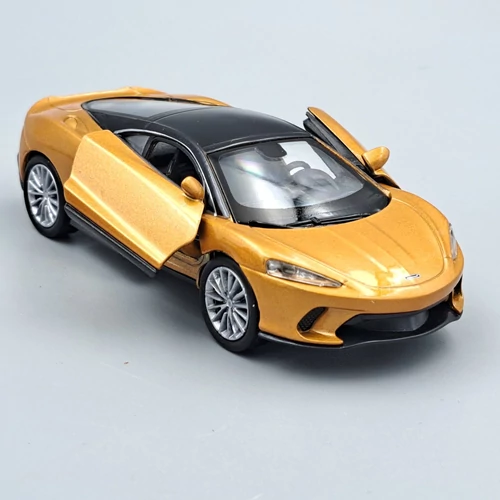 McLaren GT Welly modell autó arany