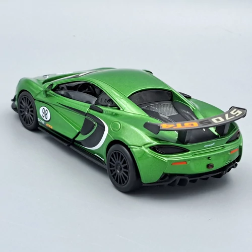 McLaren 570S GT4 zöld 1:32 Tayumo autó modellautó