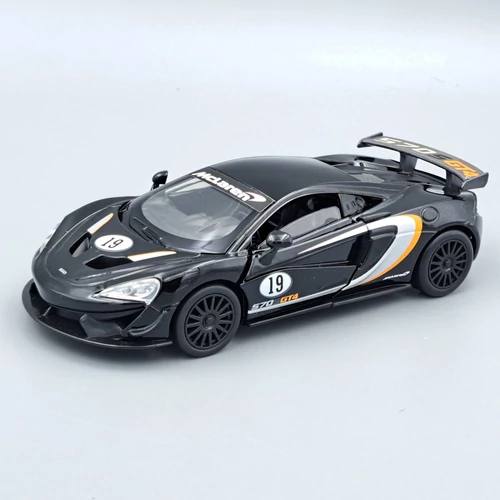 McLaren 570S GT4 fekete 1:32 Tayumo autó modell