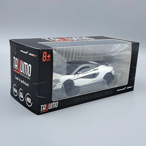 McLaren 600LT fehér 1:32 Tayumo fém autó modell