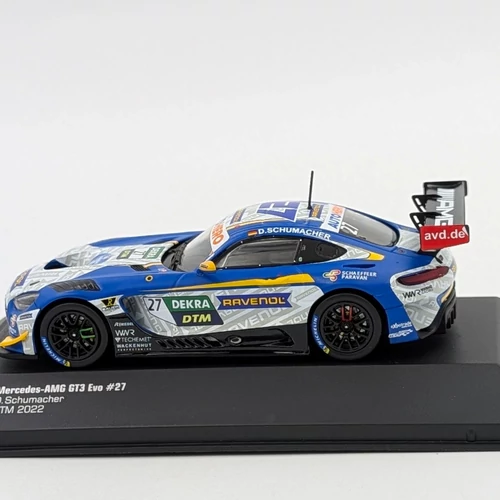 Mercedes AMG GT3 Evo #27 2022 1:43 IXO DTM versenyautó modell