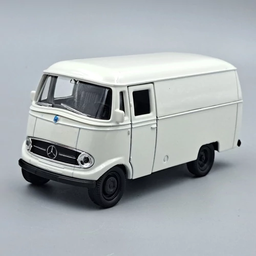 Mercedes-Benz L319 panel van fehér Welly retró modellautó