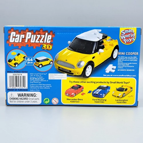  DodMini Cooper 3D Puzzle 1:32