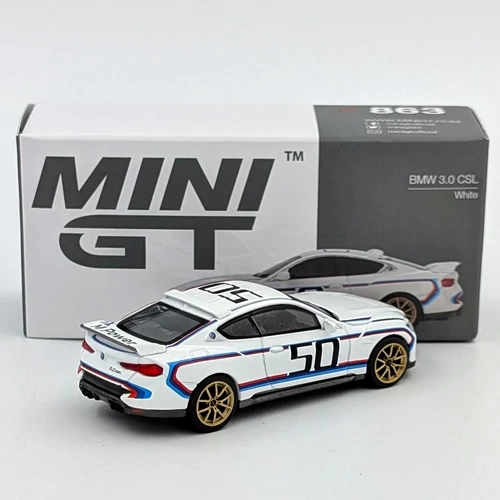 BMW M4 (G82) 3.0CSL 2023 1:64 MiniGT 863 autómodell