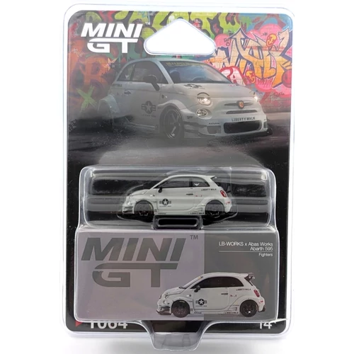 Fiath Abarth 595 2024 1:64 Mini GT 1064 modellautó