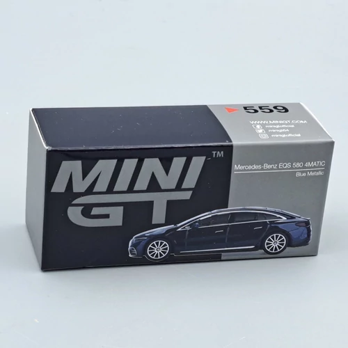 Mercedes-Benz EQS 580 1:64 Mini Gt 559 fém autó modell