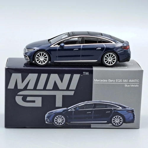 Mercedes-Benz EQS 580 1:64 Mini Gt 559 fém autó modell