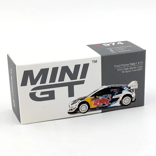 Ford Puma Rally1 #13 1:64 Mini Gt 974 fém autó modell
