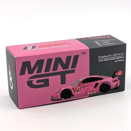 Porsche 911 GT3 #77 AO Race MiniGt 1052 autómodell