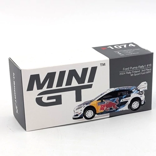 Ford Puma Rally1 #16 1:64 MiniGt 1074 modell autó