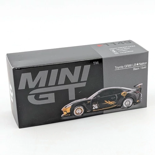 Toyota Supra GR86 2025 1:64 Mini Gt fém autómodell
