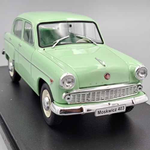 Moszkvics 403 1:24 zöld fém autó modell