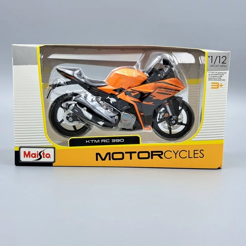 KTM RC 390 1:12 Maisto motorkerékpár modell