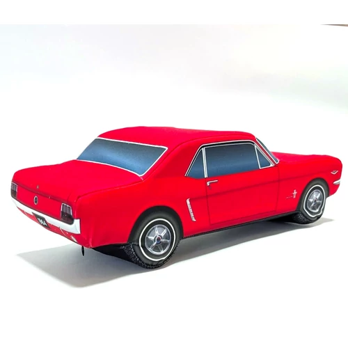 Plüss Ford Mustang Coupe 1964 piros