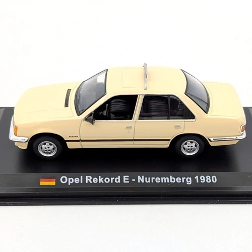 Opel Rekord E - Nuremberg Taxi 1980 1:43 autó modell