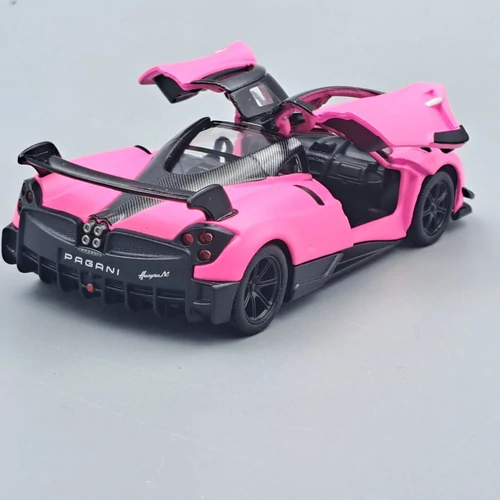 Pagani Huayra BC 2016 sötétrózsaszín Kinsmart kisautó