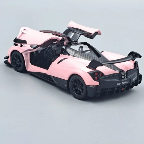 Pagani Huayra BC 2016 világosrózsaszín Kinsmart kisautó