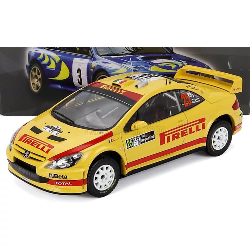 Peugeot 307 WRC 2006 1:18 Galli #25 rally autómodell