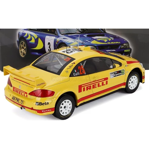 Peugeot 307 WRC 2006 1:18 Galli #25 rally autómodell