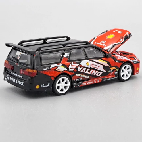 Nissan Stagea R34 1:64 PopRace fém modell autó