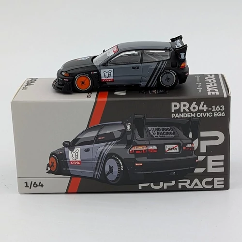 Pandem Civic EG6 Kanjozoku 1:64 Pop Race versenyautó modell