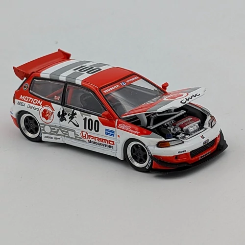 Pandem Civic EG6 1:64 Pop Race modell autó