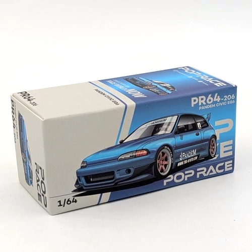 Pandem Civic EG6 1:64 Pop Race autómodell