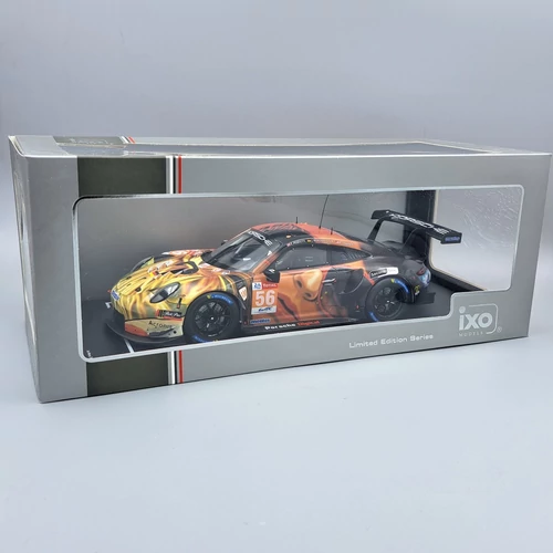 Porsche 911 RSR #56 24h LeMans 2019 1:18 IXO modell autó