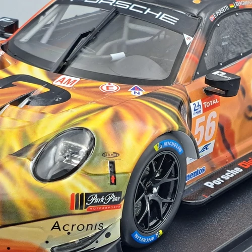 Porsche 911 RSR #56 24h LeMans 2019 1:18 IXO modell autó