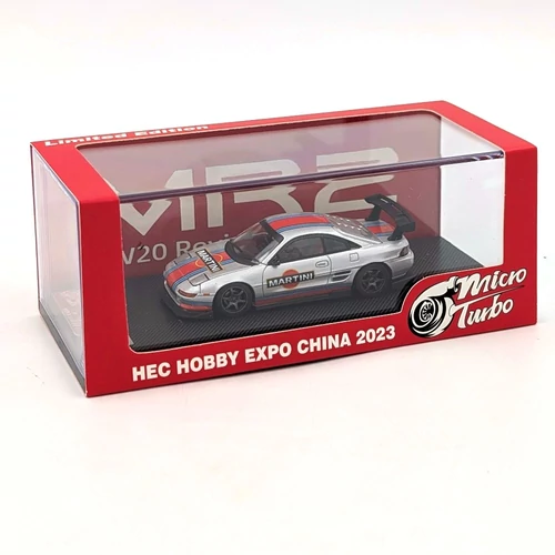Toyota MR2 martini China Expo 2023 1:64 Microturbo modellautó  