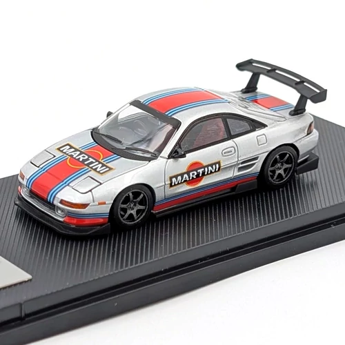 Toyota MR2 martini China Expo 2023 1:64 Microturbo modellautó  