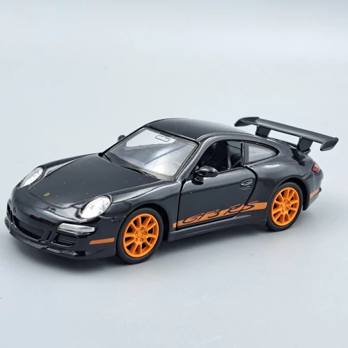 Porsche 911 GT3 RS fekete Welly modell autó