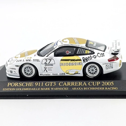 Porsche 911 GT3 #27 2005 1:43 Minichamps versenyautó modell